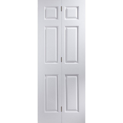 JELDWEN Bostonian Woodgrain 6 Panel BiFold Door DoorsDirect2u
